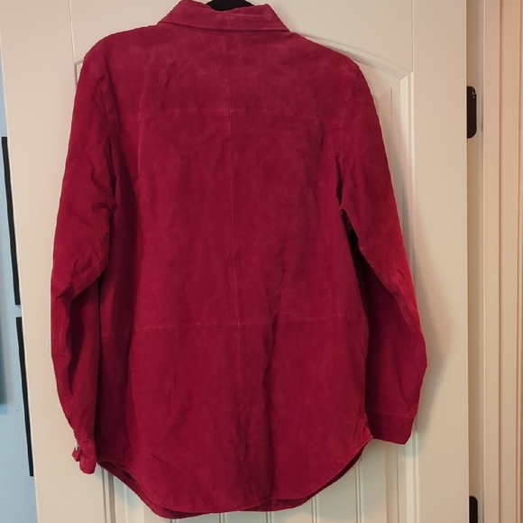 Bagatelle Pink Leather Jacket - Picture 4 of 7